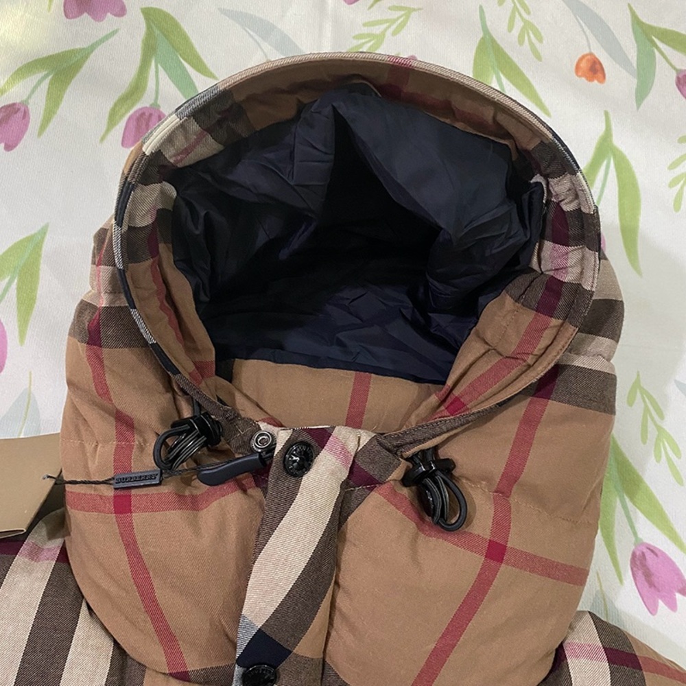 Burberry Classic Check Pattern Down Jacket - image 4